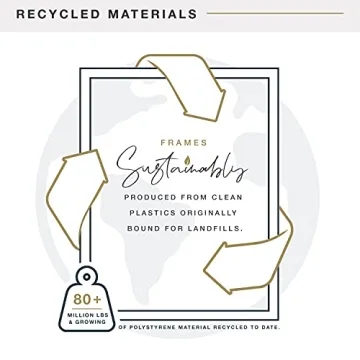 Elegant MCS 24x36 Brass Poster Frame for Art and Photos