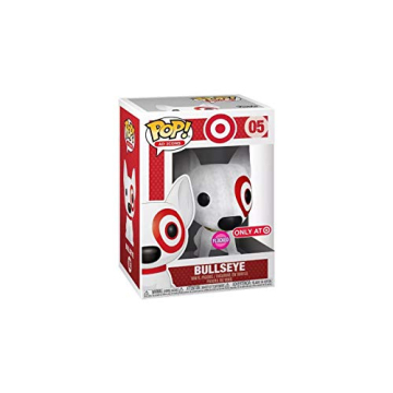 Funko POP! Ad Icons - Target Dog Bullseye (Flocked) #5 - SDCC 2019 Exclusive Debut