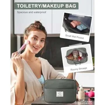 Gym BagWomens Mens with Shoes Compartment and Wet Pocket Travel Duffel Bagfor Women for Plane Sport Gym Tote Bags with Toiletry BagsWaterproof Weekend Overnight Carry on Bag Hospital Holdalls