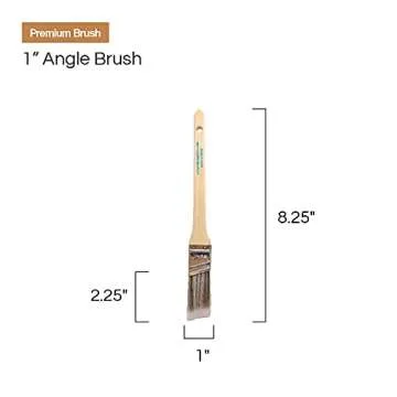 Vermeer Paint Brushes - 6-Pack of Precision Angle Sash Brushes