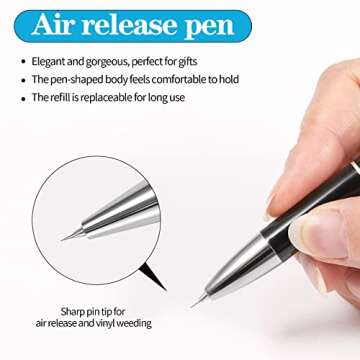 VINYL FROG Black Weeding Pen for Precise Crafting