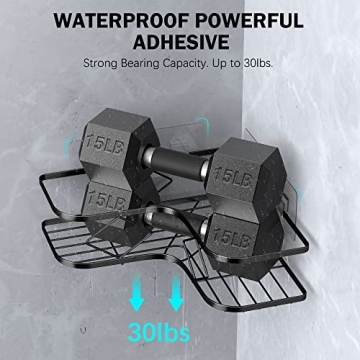 Kadolina Shower Caddy - Easy Install Corner Organizer