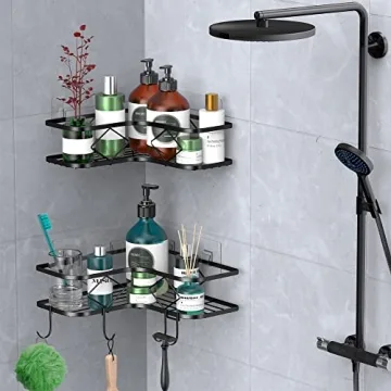 Kadolina Shower Caddy - Easy Install Corner Organizer