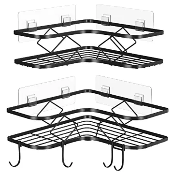 Kadolina Shower Caddy - Easy Install Corner Organizer