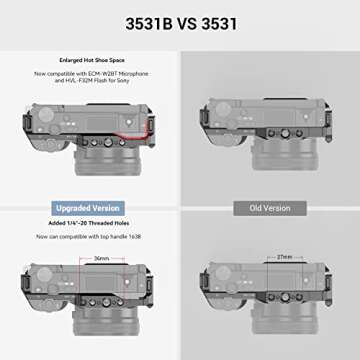 SmallRig Cage for Sony ZV-E10 with Quick Release