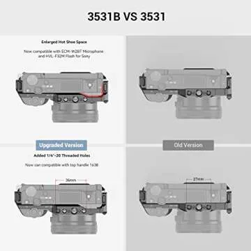 SmallRig Cage for Sony ZV-E10 with Quick Release