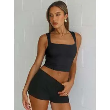 Shop EFAN Women’s Stylish Square Neck Tank Top - Versatile Fashion