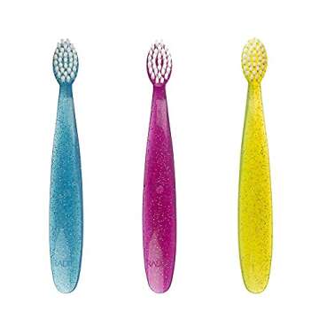 RADIUS Totz Toothbrush - Perfect for Little Teeth & Gums - Pack of 3