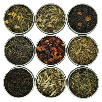 Heavenly Tea Leaves Assorted Loose Leaf Tea Gift Box - 9 Varieties