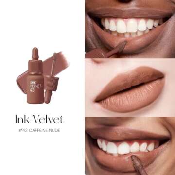 Peripera Ink the Velvet Lip Tint - Caffeine Nude Color