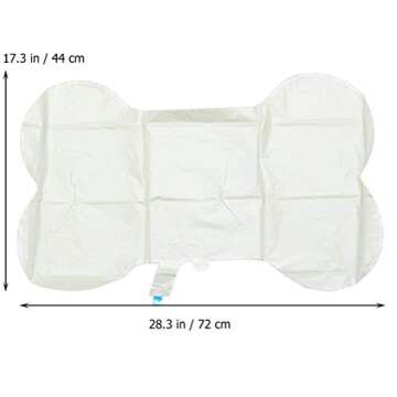 JANOU 6Pcs Bone Shaped Balloons Foil Helium Aluminum Balloons for Pets Dog Party Suppliers