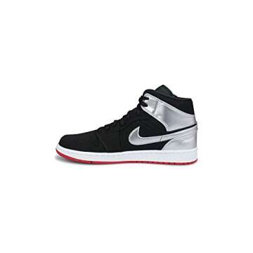 Nike Men's Retro Air Jordan 1 Mid Black Gym Red - Comfort Meets Style