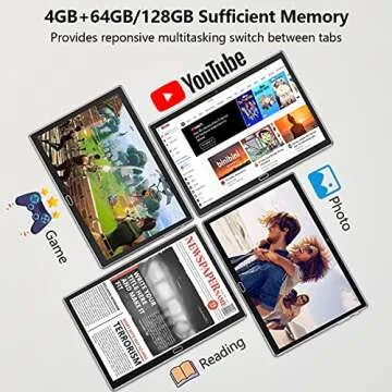 2024 Android 13.0 Tablet with 4G and Accessories