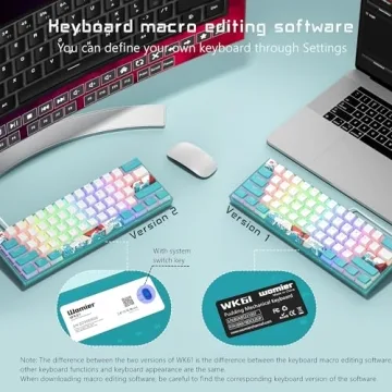 Womier WK61 RGB Mechanical Keyboard for Gamers