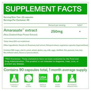 Calocurb Calorie Control Supplement, 6X Natural GLP-1 Activator, 180 Count (2 Month Average Supply), Plant Based Dietary Supplement, Patented Formula, Manages Appetite, Hunger & Cravings