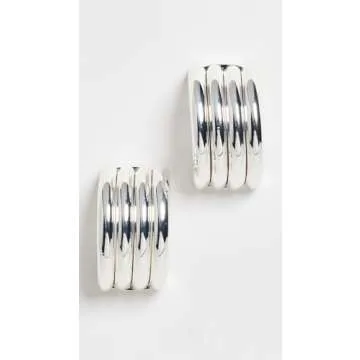Heaven Mayhem Women's Aria Silver Earrings - Elegant & Versatile