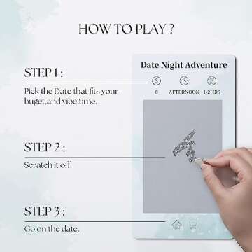 Tryuunion Scratch Off Date Night Cards for Couples