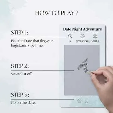 Tryuunion Scratch Off Date Night Cards for Couples