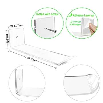 DELIPPLY Headband Holder Wall, Hair Accessories Storage Organizer for Girls Women (Pack of 5)