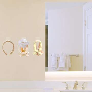 DELIPPLY Headband Holder Wall, Hair Accessories Storage Organizer for Girls Women (Pack of 5)