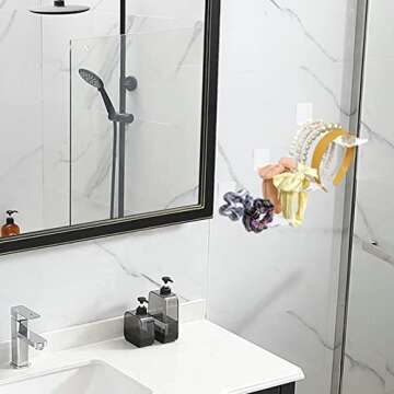 DELIPPLY Headband Holder Wall, Hair Accessories Storage Organizer for Girls Women (Pack of 5)