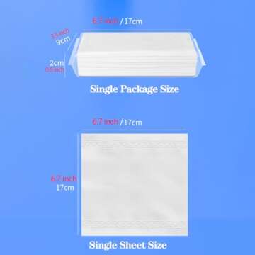 Car Tissue Refill for Auto Visor Holders - 18 Packs