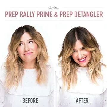Drybar Prep Rally Prime & Prep Detangler Coconut Colada Scent - Full Size | Nourishes Hair, Detangles with Ease, Leaves Hair Soft & Manageable, Protects Hair, Cruelty Free