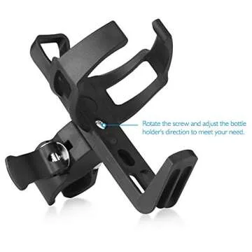 Accmor Bike Water Bottle Holder, Universal & Rotatable