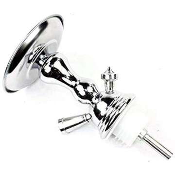 GStar 11" Premium 1 Hose Hookah Complete Set - Mini Pumpkin Hookah Glass Vase (Crimson Red + Case)