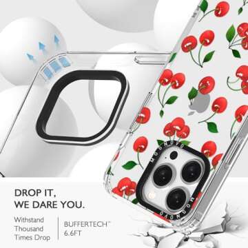 MOSNOVO iPhone 15 Pro Case - Military-Grade Protection, Cute Design