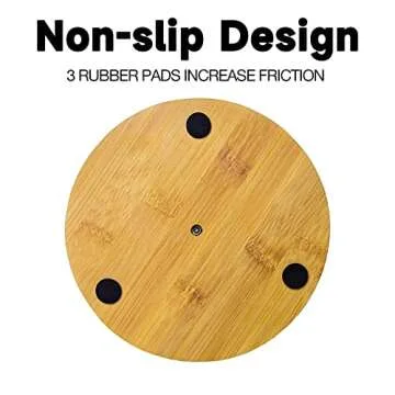 TONLEA Stylish Wooden Paper Towel Holder for Home