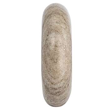 Bloomingville Modern Marble Circle Incense Holder, Beige