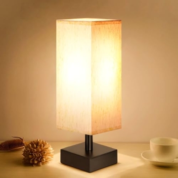 Minimalist Small Table Lamp for Bedroom & Office - Soft Glow