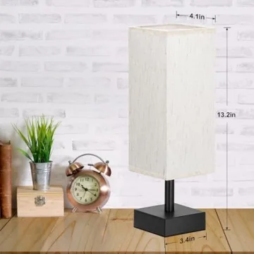 Minimalist Small Table Lamp for Bedroom & Office - Soft Glow