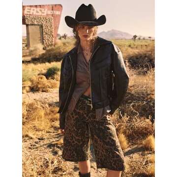 CIDER Women's Faux Leather Jacket Cool Long Sleeve