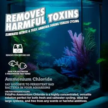 Fritz Pro Aquatics Pure Ammonium Chloride for Fishless Cycling and a Safe Tank Environment (500-Gram)