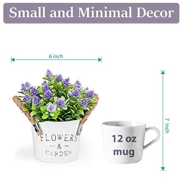 MIXROSE Artificial Potted Plants Set - Lifelike Home Decor