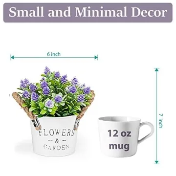 MIXROSE Artificial Potted Plants Set - Lifelike Home Decor