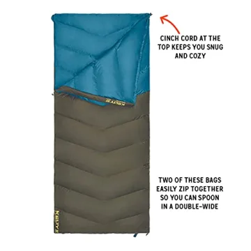 Kelty Galactic 30 Degree Down Sleeping Bag – Lightweight Comfort