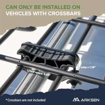 Heavy Duty Roof Rack Cargo Carrier for SUV, Truck, & Car