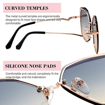 S.NOTIO Polygon Sunglasses Stylish Women's Eyewear