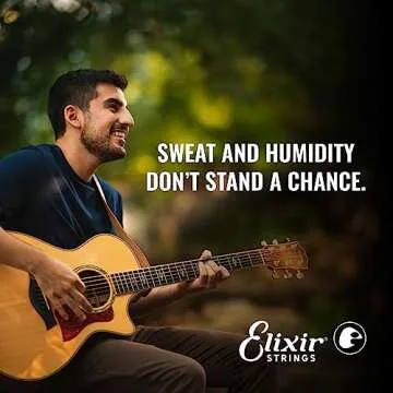 Elixir Strings Phosphor Bronze Acoustic Guitar Strings w NANOWEB Coating, Medium (.013-.056)