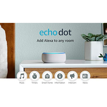 Echo Dot 3rd Gen Smart Speaker with Alexa in Sandstone