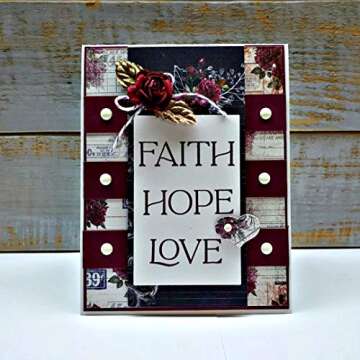 Inspirational Faith Stamp Set for Meaningful Crafts