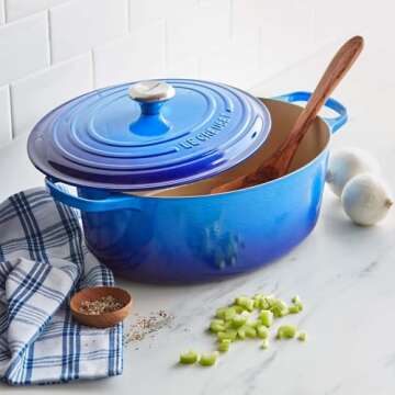 Le Creuset Enameled Cast Iron Signature Oval Dutch Oven, 8 qt., Meringue
