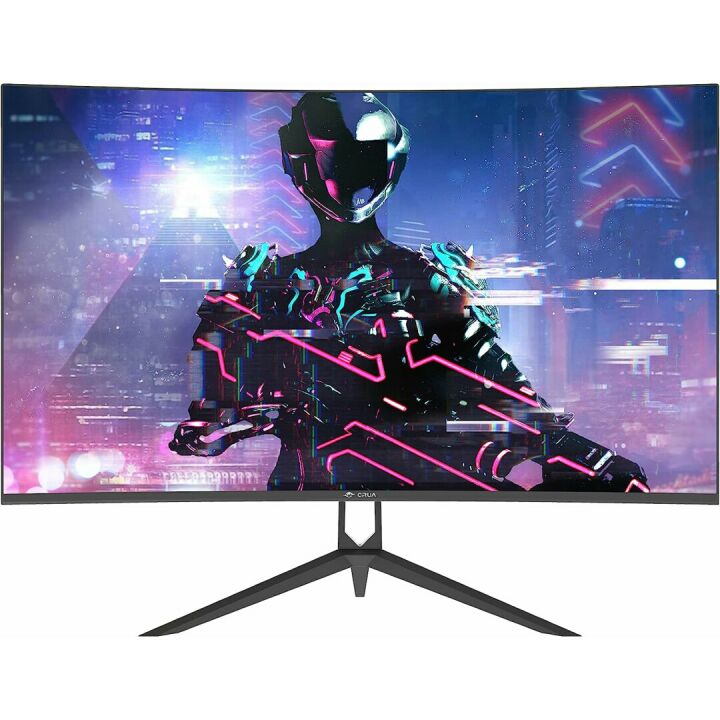 CRUA 27" Curved Gaming Monitor - 144HZ 2K QHD