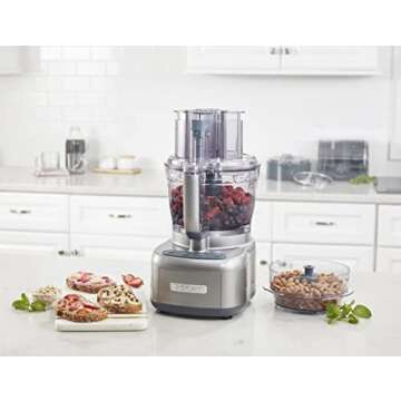 Cuisinart Elemental Small Food Processor, 13-Cup, Gunmetal