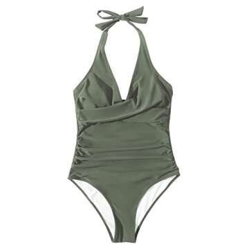 SUUKSESS Women Sexy Tummy Control One Piece Swimsuit