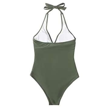 SUUKSESS Women Sexy Tummy Control One Piece Swimsuit