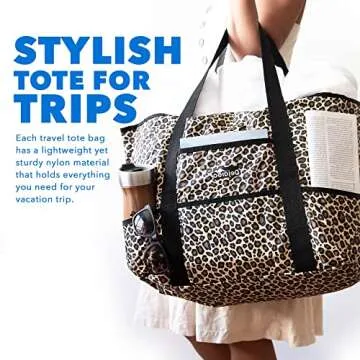 Stylish Dejaroo Beach Bag - Versatile & Water-Resistant Tote